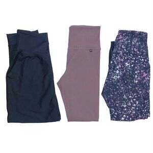 3PC Lot Athleta x Alicia Keys Old Navy Powersoft Crop Jogger Pants Leggings SM